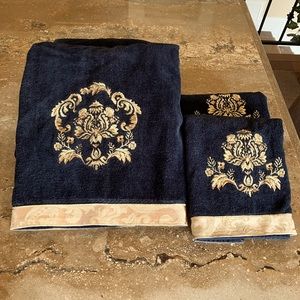 Avanti Bath and Hand Towel Set - 4 Piece 100% Cotton